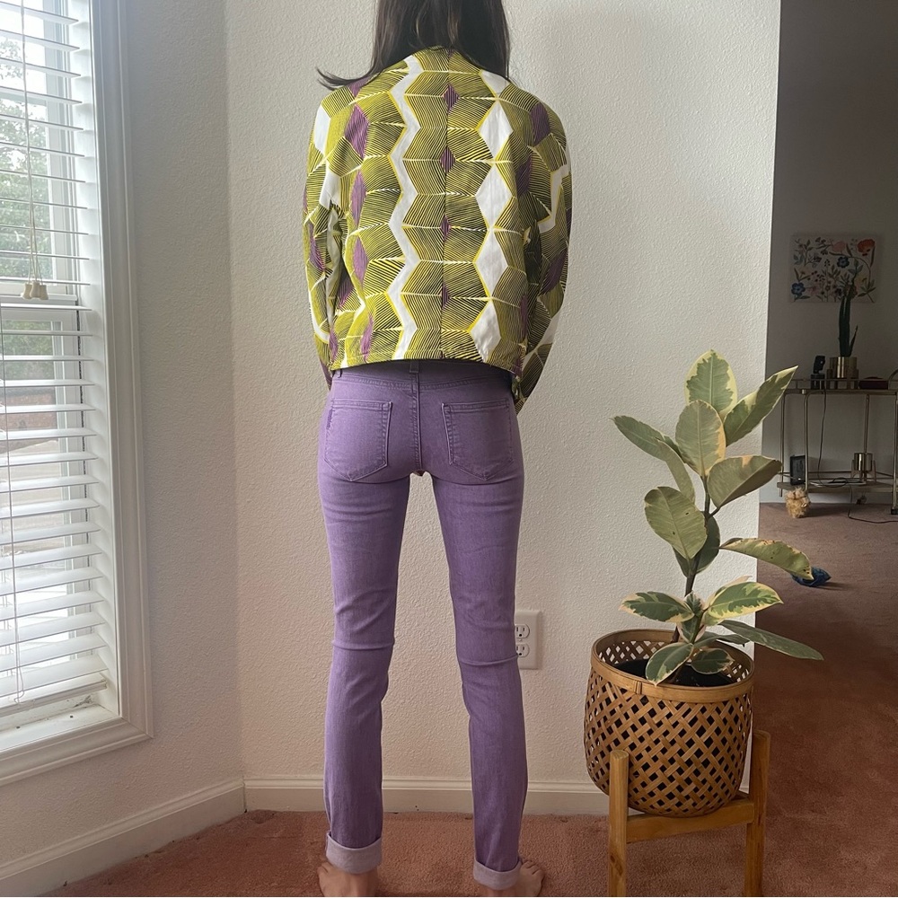 Paige Purple Skinny “Verdugo” Denim